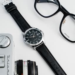 Thumbnail Đồng Hồ Casio Nam MTP-V004L-1AUDF Mặt Tròn Màu Đen Dây Da Chính Hãng 4