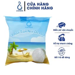 Thumbnail Khăn tắm nén du lịch likado kích thước (70 x 140cm)(1 viên) 1