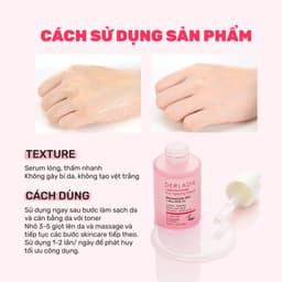 Thumbnail Bộ Đôi Toner Derladie 500ml, Serum Derladie Laboratoire Pore Tightening Ampoule Niacinamide 20% + Zic PCA 1% 30 4