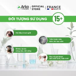 Thumbnail Viên Uống Hỗ Trợ Rụng Tóc Hói Đầu, Kích Thích Mọc, Dưỡng Tóc Biotin Arkopharma Anti-chute 30 viên/hộp 4