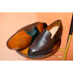 Thumbnail Giày Tây Nam Loafer Gồm Ba Màu Thủ Công Chất Liệu Da Bê Cao Cấp Thương Hiệu CNES (TREVI) 4