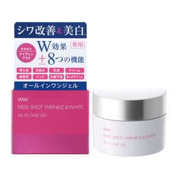 Thumbnail Kem Dưỡng Trắng, Giảm Nhăn Da Mặt & Cổ  All In One MEISHOKU Medi Shot 75G 2
