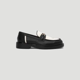 Thumbnail Giày Lười Nam Nữ THEWOLF SEAN MODERN LOAFER - Đen Kem 1