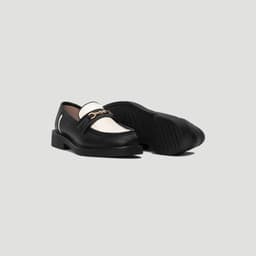Thumbnail Giày Lười Nam Nữ THEWOLF SEAN MODERN LOAFER - Đen Kem 2