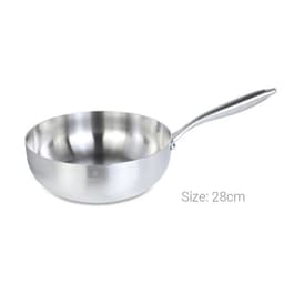 Thumbnail Chảo INOX 304 Cao Cấp 5 Lớp Liền Khối Miệng Rót Leger Size 18-20-28cm Chính Hãng KALPEN-GIA DỤNG ĐỨC 2