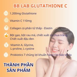 Thumbnail Bột uống BB LAB Glutathione 1200mg và Vitamin C 110mg Làm Trắng Da, Mờ Nám, Giảm Thâm Mụn Hộp /30 Gói 4