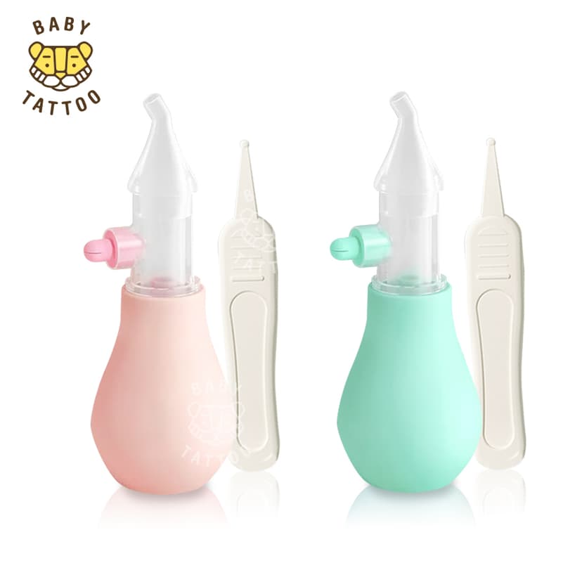 Ảnh BABY TATTOO Dụng Cụ Hút Dịch Mũi Đầu Silicone Kèm Nhíp An Toàn Cho Bé 1