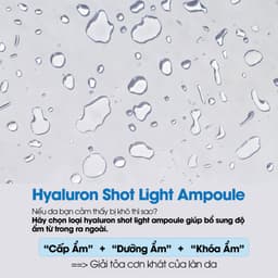 Thumbnail Tinh Chất Cấp Ẩm Làm Trắng Da Ample:N Hyaluron Shot Light Ampoule 100ml 3