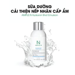 Thumbnail Sữa Dưỡng Cải Thiện Nếp Nhăn Cấp Ẩm AMPLE:N Hyaluron Shot Emulsion 130ml 1