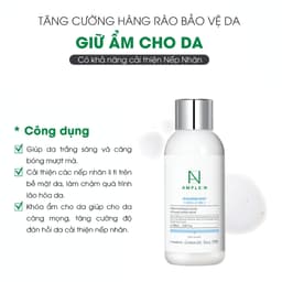 Thumbnail Sữa Dưỡng Cải Thiện Nếp Nhăn Cấp Ẩm AMPLE:N Hyaluron Shot Emulsion 130ml 2