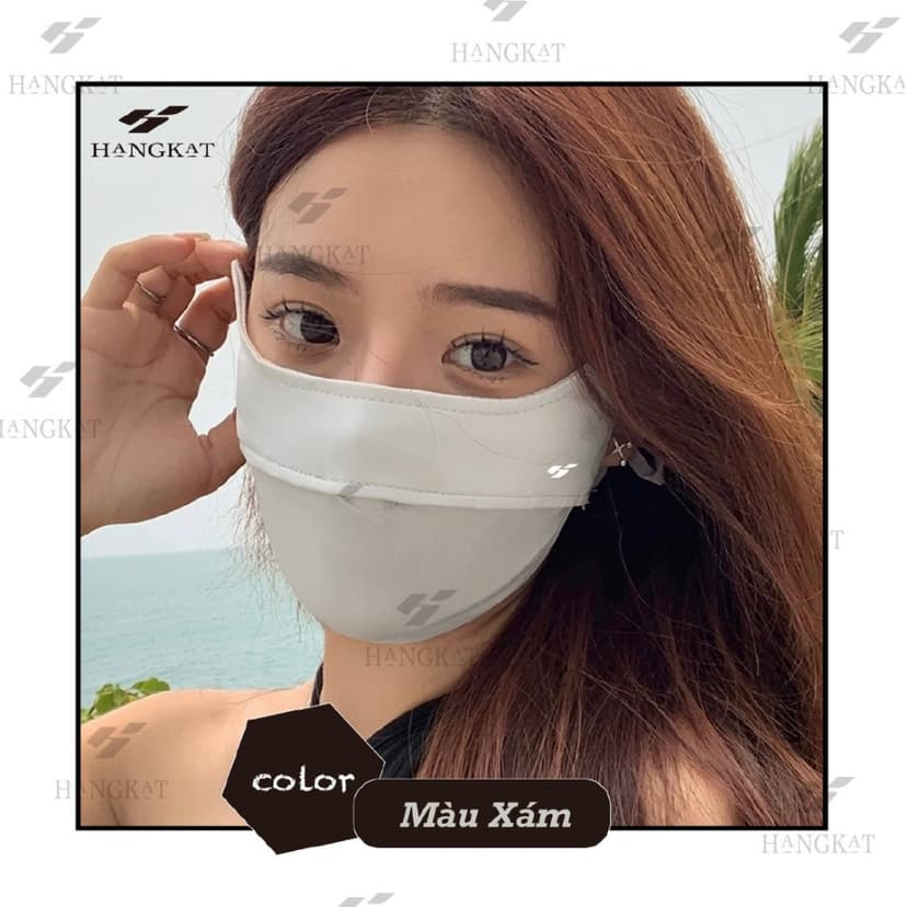 Ảnh Khẩu Trang Chống nắng UPF 50+ Chống Tia UV Hằng KATINY Chính Hãng 1