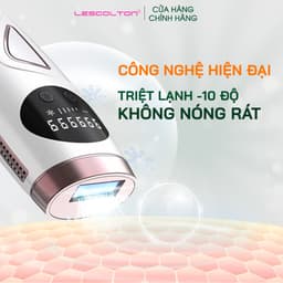 Thumbnail Máy triệt lông lạnh mini vĩnh viễn Lescolton Sapphire công nghệ mới nhất 2023 cảm giác dịu nhẹ, màn hình cảm ứng 3