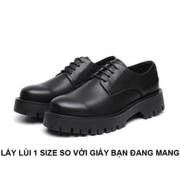 Thumbnail Giày chunky derby INICHI G1112 da lì đế cao 5cm 1