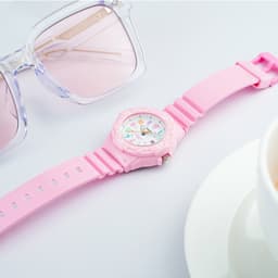 Thumbnail Đồng Hồ Casio Nữ LRW-200H-4B2VDF Mặt Tròn Dây Cao Su Chính Hãng 4