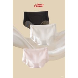 Thumbnail Quần lót lụa băng tàng hình kháng khuẩn không lộ viền siêu mỏng nhẹ thoáng khí Venus Charm 86518 1