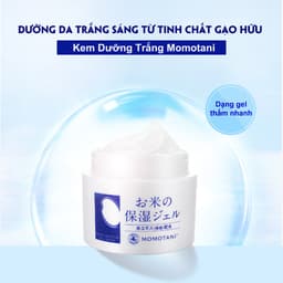 Thumbnail Kem Dưỡng Trắng Da Chiết Xuất Gạo Hữu Cơ MOMOTANI 230G 4