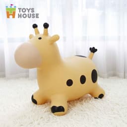 Thumbnail Thú nhún trẻ em hình chú hươu Toyshouse (kèm bơm và hộp) - Tiêu chuẩn Xuất khẩu Châu Âu EN71 4