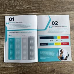 Thumbnail Sổ cẩm nang sức khỏe Maxcare, bảng các chỉ số cơ thể, ghi chú nhật ký 13 tuần thay đổi cơ thể, thực đơn ăn 1