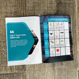 Thumbnail Sổ cẩm nang sức khỏe Maxcare, bảng các chỉ số cơ thể, ghi chú nhật ký 13 tuần thay đổi cơ thể, thực đơn ăn 2