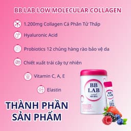 Thumbnail Combo 10 gói Bột Uống Ban Đêm BB LAB Low Molecular Collagen Bổ Sung Collagen Sáng Da Căng Bóng, Chậm Lão Hóa 3