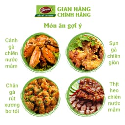 Thumbnail Combo 3 Gói Gia Vị Gà Chiên Nước Mắm Barona 80g ướp ngon chuẩn vị không cần nêm nếm 4