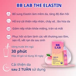 Thumbnail Combo Bột Uống BB LAB The Elastin và Low Molecular Collagen Bổ Sung Collagen Giúp Da Khỏe Mạnh Tăng Độ Đàn Hồi 30Gói/Hộp 4
