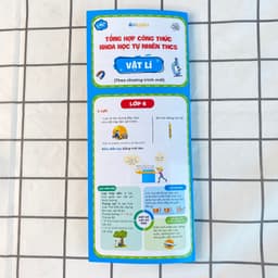 Thumbnail Tờ công thức Lí lớp 6,7,8 chương trình mới, dùng cho cả 3 bộ sách Kết nối, Chân trời, Cánh diều - Nhà sách Ôn luyện 2