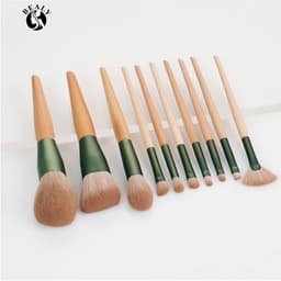 Thumbnail BỘ CỌ TRANG ĐIỂM CÁ NHÂN 10C CÁN GỖ VÀNG ĐUÔI XÉO BEALY 3