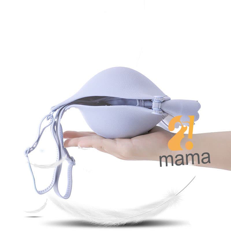Ảnh Áo lót ngực bầu 2mama cho bé bú, chất liệu su non viền sóng mềm mại, nâng ngực, quyến rũ V185 4