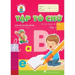 Thumbnail Sách - Tập Tô Nét Cơ Bản , Tô Số , Tập Tô Chữ Cho Bé Vào Lớp 1 2