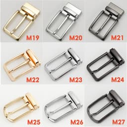 Thumbnail Thắt lưng nam Bụi Leather L112 da bò nguyên tấm-màu đen khóa cài 2