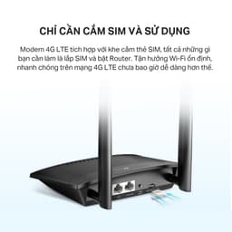 Thumbnail Bộ Phát Wifi Di Động TP-Link TL-MR100 / TL-MR105 4G LTE Chuẩn N 300Mbps 2