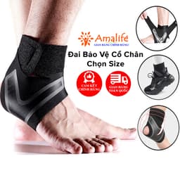 Thumbnail Đai Băng Quấn Cổ Chân Giúp Bảo Vệ Mắt Cá Chân, Chống Lật Cổ Chân Khi Chơi Thể Thao, Bóng Đá, Tập Gym Chính Hãng Amalife 1
