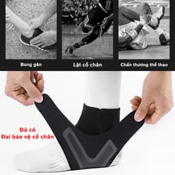 Thumbnail Đai Băng Quấn Cổ Chân Giúp Bảo Vệ Mắt Cá Chân, Chống Lật Cổ Chân Khi Chơi Thể Thao, Bóng Đá, Tập Gym Chính Hãng Amalife 2