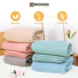 Thumbnail Chăn hè K-Bedding By Everon KNTS & KNSS chất vải Ice Soft mềm mát, thoáng khí, kháng khuẩn (200x220cm) 1