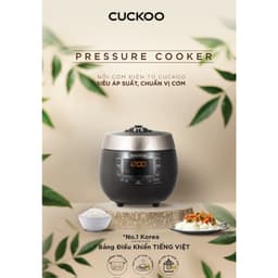 Thumbnail Nồi cơm điện tử áp suất Cuckoo 1.8 lít CRP-R1000F màu đen - lòng nồi chống dính cao cấp phủ Xwall Black shine 2