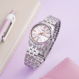 Thumbnail Đồng Hồ Casio Nữ LTP-1335D-4AVDF Mặt Hồng Dây Kim Loại Chính Hãng 2