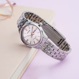 Thumbnail Đồng Hồ Casio Nữ LTP-1335D-4AVDF Mặt Hồng Dây Kim Loại Chính Hãng 3