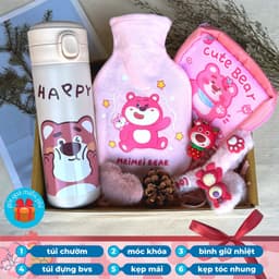 Thumbnail Bộ quà tặng bạn gái túi chườm bụng đa năng 350ml LABOON kèm bình giữ nhiệt và phụ kiện siêu xinh 1