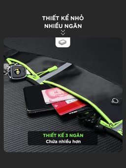 Thumbnail Túi Đeo Chạy Bộ Bảo Hành 12 Tháng Đai Chạy Bộ Thể Thao Có Độ Chống Nước Cao Ngăn Đựng Chai Nước Cleacco DCBPQ Boro Sport 4