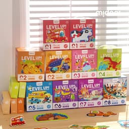 Thumbnail Bộ xếp hình 8 cấp độ cho bé Mideer Level Up Puzzle chính hãng đồ chơi giáo dục trẻ em thông minh 2