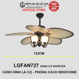 Thumbnail { SALES 50% } Quạt Trần INDOCHINE STYLE | Quạt Trần Phong Cách Đông Dương Đẹp 2024 1