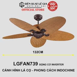 Thumbnail { SALES 50% } Quạt Trần INDOCHINE STYLE | Quạt Trần Phong Cách Đông Dương Đẹp 2024 2