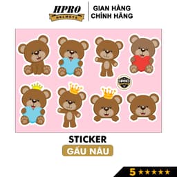 Thumbnail Sticker custom cute Hpro Helmet, chống nước dán mũ bảo hiểm, laptop, điện thoại, đàn guitar, vali, trang trí vv... 4
