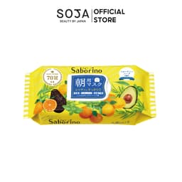 Thumbnail Mặt Nạ Dưỡng Ẩm Buổi Sáng Saborino Hương Trái Cây Morning Facial Sheet Mask 32 Miếng 2