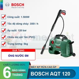 Thumbnail Máy xịt rửa cao áp Bosch Aquatak 120 1