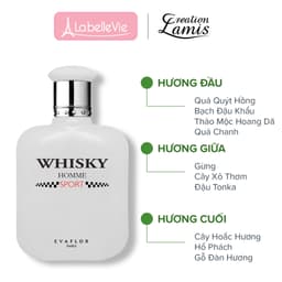 Thumbnail Nước hoa nam Evaflor Whisky Sport chính hãng Pháp hương thơm sang trọng thơm mát 100ml 2