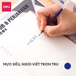 Thumbnail Ruột bút gel Deli 0.5mm dùng cho bút bi nước A575 lâu hết mực không gai khi viết mực trơn tru S206, S221 2
