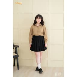 Thumbnail Áo sơ mi cổ đức giấu khuy BIGSIZE (55kg đến 95kg) - 21YSM85 - [BU Bigsize Young] 2