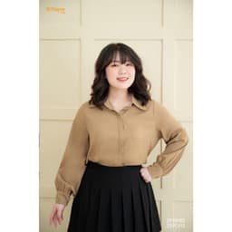 Thumbnail Áo sơ mi cổ đức giấu khuy BIGSIZE (55kg đến 95kg) - 21YSM85 - [BU Bigsize Young] 1